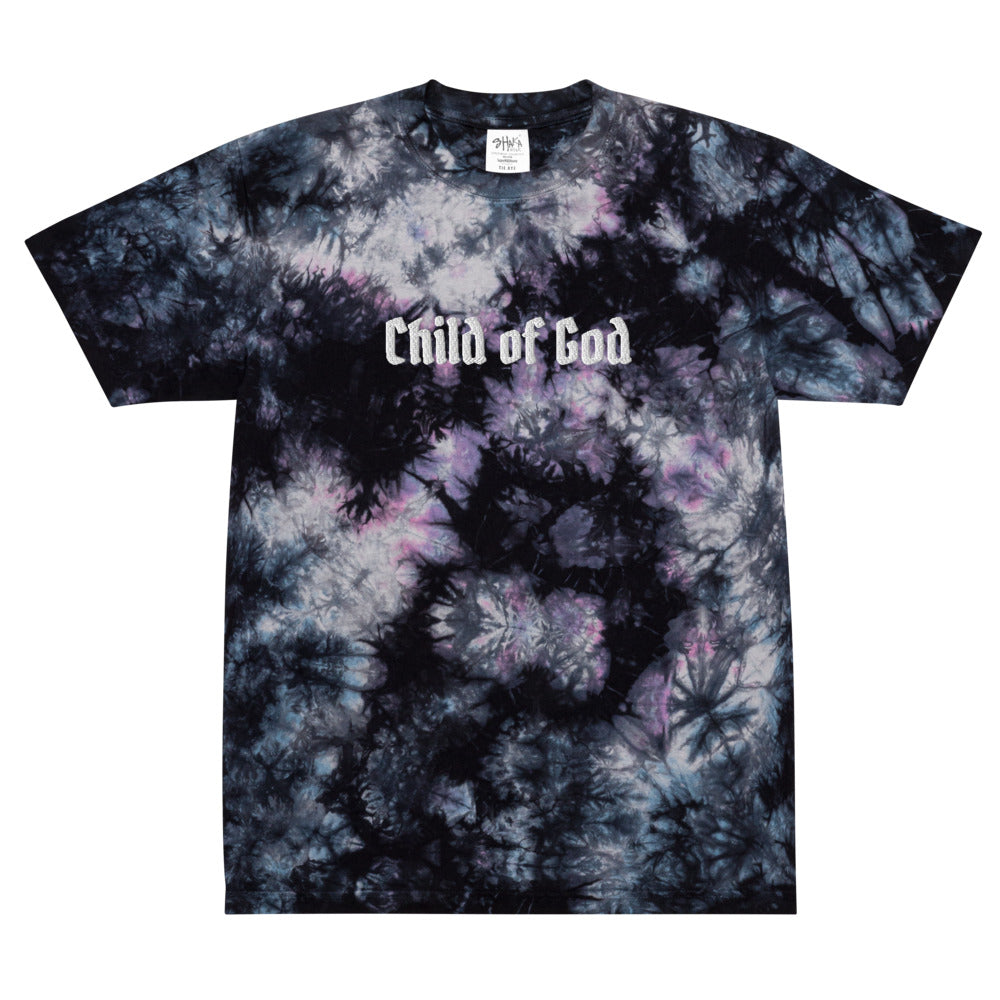 “Child of God” Oversized Tie-Dye T-Shirt