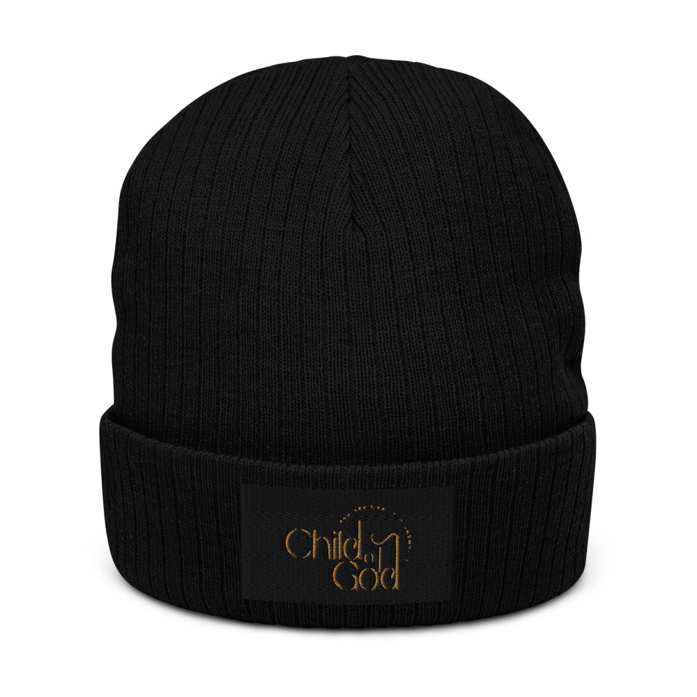 “Child of God” Recycled Cuffed Beanie